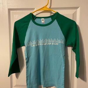 American Apparel baseball tee Bob Schneider Show